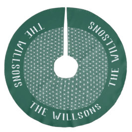 ASANOHA Japanisches Kimono-Muster Polyester Weihnachtsbaumdecke