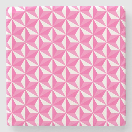 Asanoha-Muster Sakura Steinuntersetzer (Vorderseite)