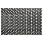 Asanoha-Schwarzweißmotiv Stoff (Fat Quarter (45,7 x 55,9 cm))
