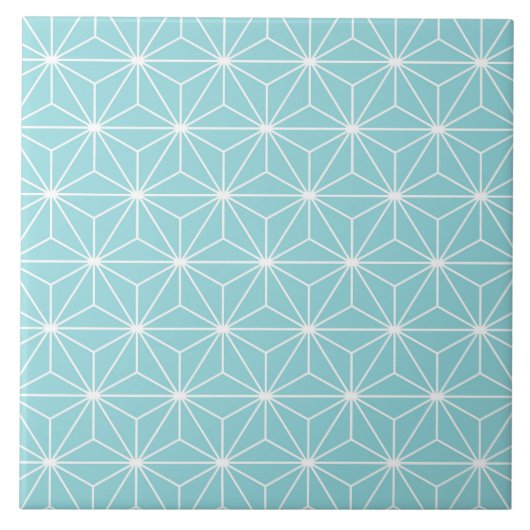 Asanoha Star Pattern Fliese (Vorderseite)