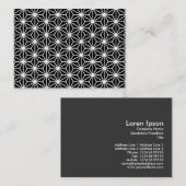 ‎ Asanoha Style Visitenkarte (Vorne/Hinten)