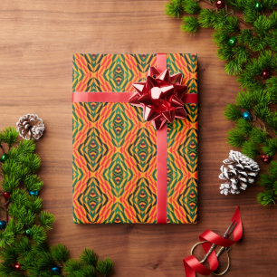 Asante Kente Colors Design Wrapping Paper Geschenkpapier