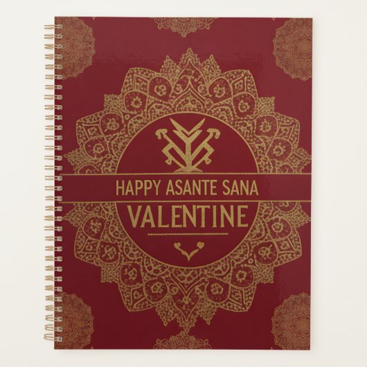 Asante Sana "Gratitude" Valentine’s Gold Heart   Planer (Vorderseite)