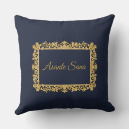 Asante Sana Kupfer & Mitternachtsnavy Heritage Ank Kissen