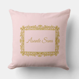 Asante Sana Sonnenuntergangsrosa & Dunkles Gold –  Kissen