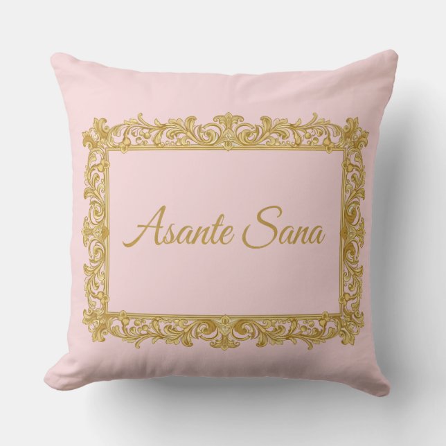 Asante Sana Sunset Rose & Gold – Celestial Flouri  Kissen (Vorderseite)