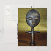Asanti Fruchtbarkeitsdoll, Afrika Postkarte (Vorne/Hinten)