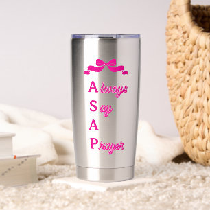 ASAP - Immer ein Gebet sprechen Christlich Thermobecher