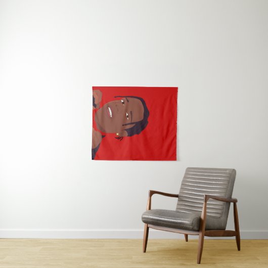 ASAP Rocky Tapestes Wandteppich (Beispiel (Horizontal))