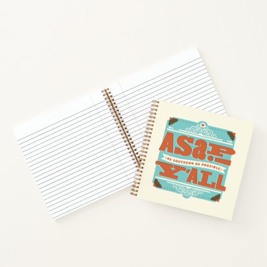 ASAP | So südlich wie möglich Y'ALL Notizblock (Innenseite)