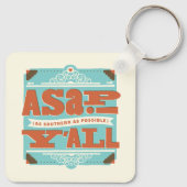 ASAP | So südlich wie möglich Y'ALL Schlüsselanhänger (Rückseite)