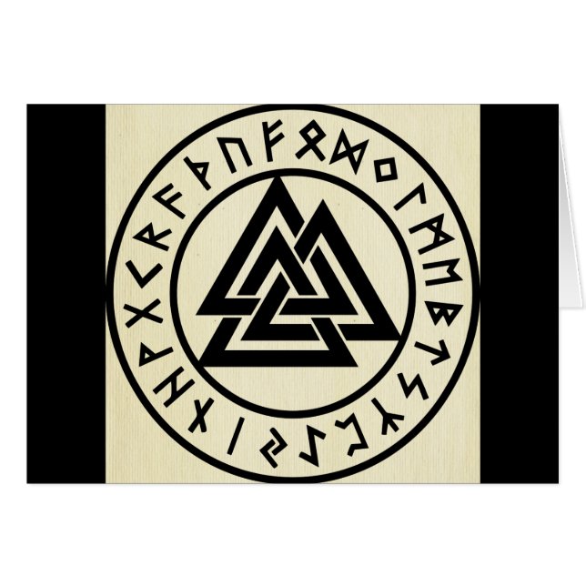 Asatru, alte nordische Religion, Symbole, odin & T (Vorderseite (Horizontal))