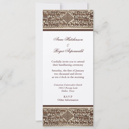 Asatru-Handhabung Einladung (Vorderseite)