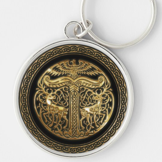 Asatru Irminsul Schlusselanhanger Zazzle De