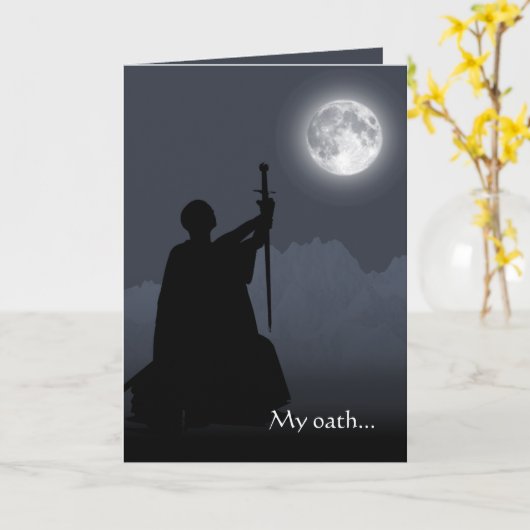 Asatru Liebe Karte (Gelbe Blume)