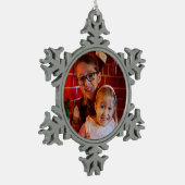 ASB SCHNEEFLOCKEN Zinn-Ornament (Links)