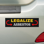 Asbestos legalisieren autoaufkleber (Auf Auto)