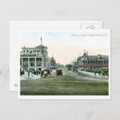 Asbury Ave., Asbury Park, NJ 1915 Vintag Postkarte (Vorne/Hinten)