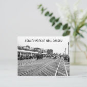 Asbury Park Beach in New Jersey Postkarte (Stehend Vorderseite)