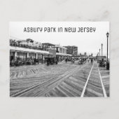 Asbury Park Beach in New Jersey Postkarte (Vorderseite)