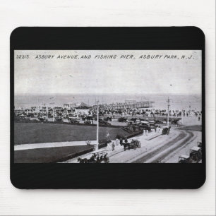 Asbury Park, New Jersey 1910 Vintag Mouse Pad Mousepad
