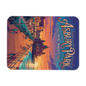 Asbury Park New Jersey Magnet (Horizontal)