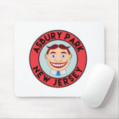 Asbury Park, New Jersey Mousepad (Mit Mouse)