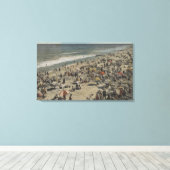 Asbury Park, NJ - Bathing Scene from Boardwalk Leinwanddruck (Insitu (Holzboden))