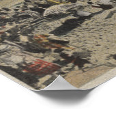 Asbury Park, NJ - Bathing Scene from Boardwalk Poster (Ecke)