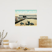 Asbury Park NJ, Boardwalk, Arcade, Vintag Poster (Küche)