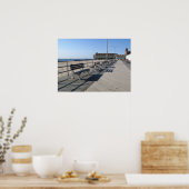Asbury Park NJ Boardwalk Cyclists Poster (Küche)