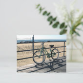 Asbury Park NJ Boardwalk - Green Bicycle Postkarte (Stehend Vorderseite)