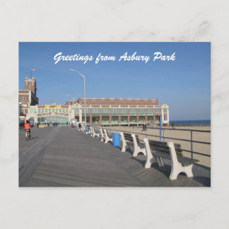 Asbury Park NJ Boardwalk Postkarte