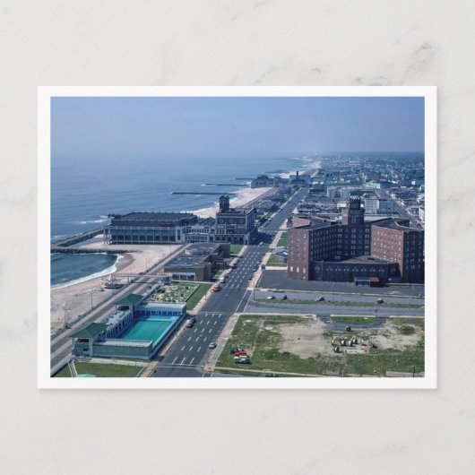 Asbury Park NJ< New Jersey 1978, Luftbild Postkarte (Vorderseite)