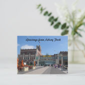 Asbury Park NJ Paramount Theater, Grüße für... Postkarte (Stehend Vorderseite)