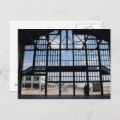 Asbury Park NJ Parkplatz Aussicht aufs Gebäude Cas Postkarte (Vorne/Hinten)