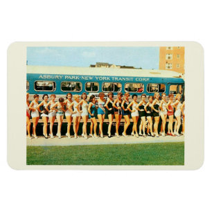 Asbury Park NJ, Schönheitswettbewerb Vintage Magnet