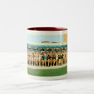 Asbury Park NJ, Schönheitswettbewerb Vintage Zweifarbige Tasse