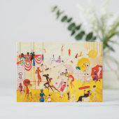 Asbury Park South by Florine Stettheimer Dankeskarte (Stehend Vorderseite)