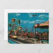 Asbury Park Vergnügungspark - New Jersey Postkarte (Vorne/Hinten)