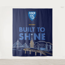 ASCE Built to Shine Glänzendes Banner