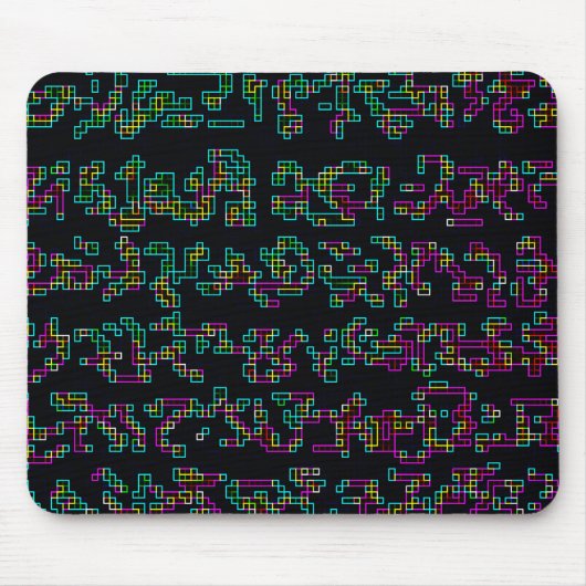 Ascemic Asemic Alien Script schreiben Mousepad (Vorne)