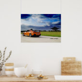 "Ascend" Nissan GT-R35 durch Bursting Poster (Küche)
