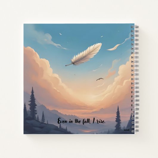 Ascend Spiral Notebook Geschenk für sie Notizblock (Rückseite)