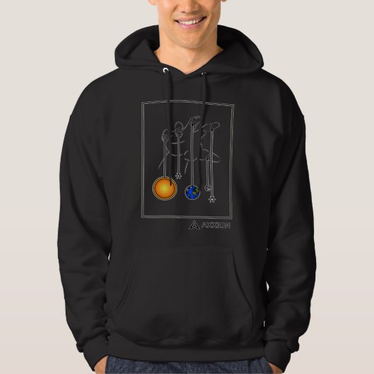 Ascendancy Axxion Abstract Planets Solar System Sp Hoodie (Vorderseite)