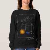 Ascendancy Axxion Abstract Planets Solar System Sp Sweatshirt (Vorderseite)