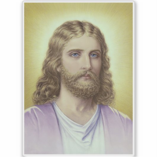 Ascended Master Jesus Christ Aufkleber (Vorderseite)