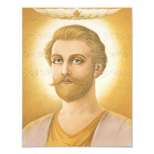 Ascended Master Saint Germain Fotodruck (Vorne)