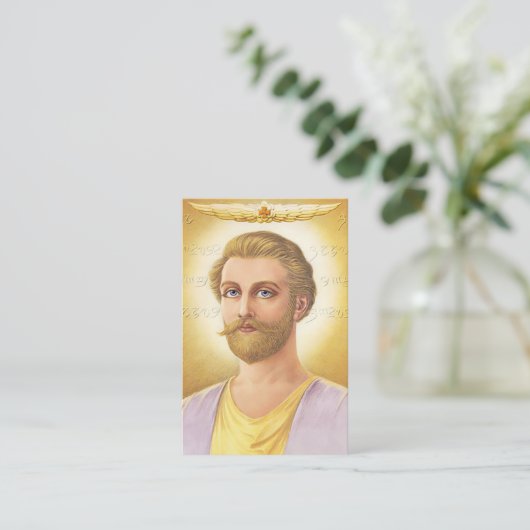 Ascended Master Saint Germain Visitenkarte (Stehend Vorderseite)