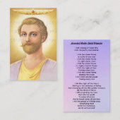 Ascended Master Saint Germain Visitenkarte (Vorne/Hinten)